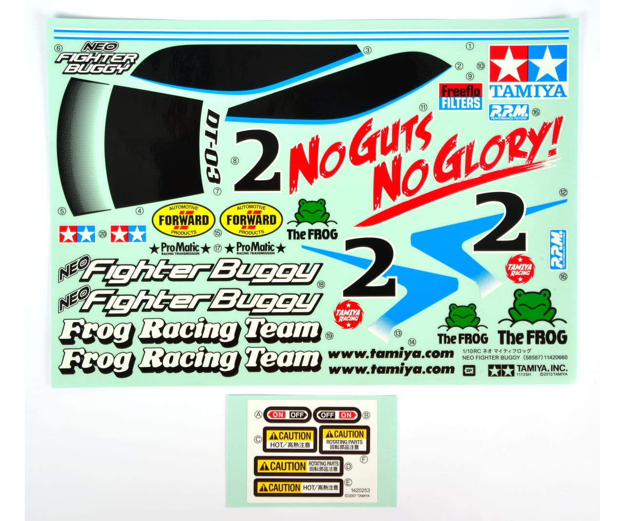 Tamiya DT-03 Sticker Neo Fighter Buggy - RC-Zubehoer
