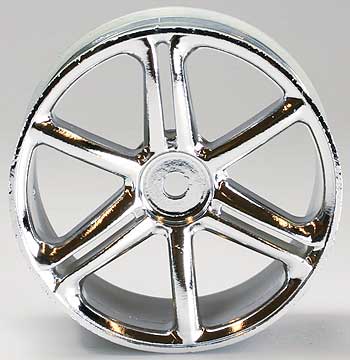 Robitronic 6-Speichenfelge 24mm Chrome (4 Stk)