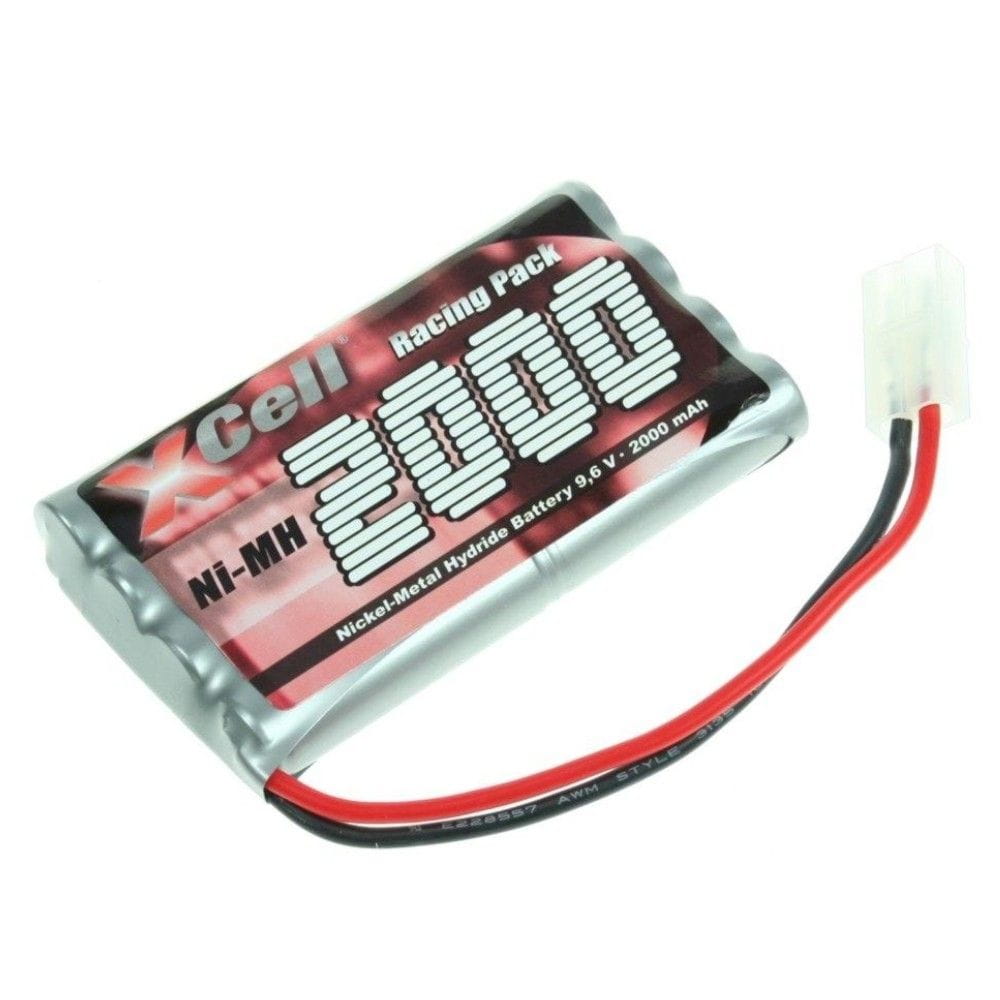 X-Cell RC Pack 9,6V 2000mAH Akku mit Tamiya Stecke X-Cell RC Pack 9,6V 2000mAH Akku mit Tamiya Stecke