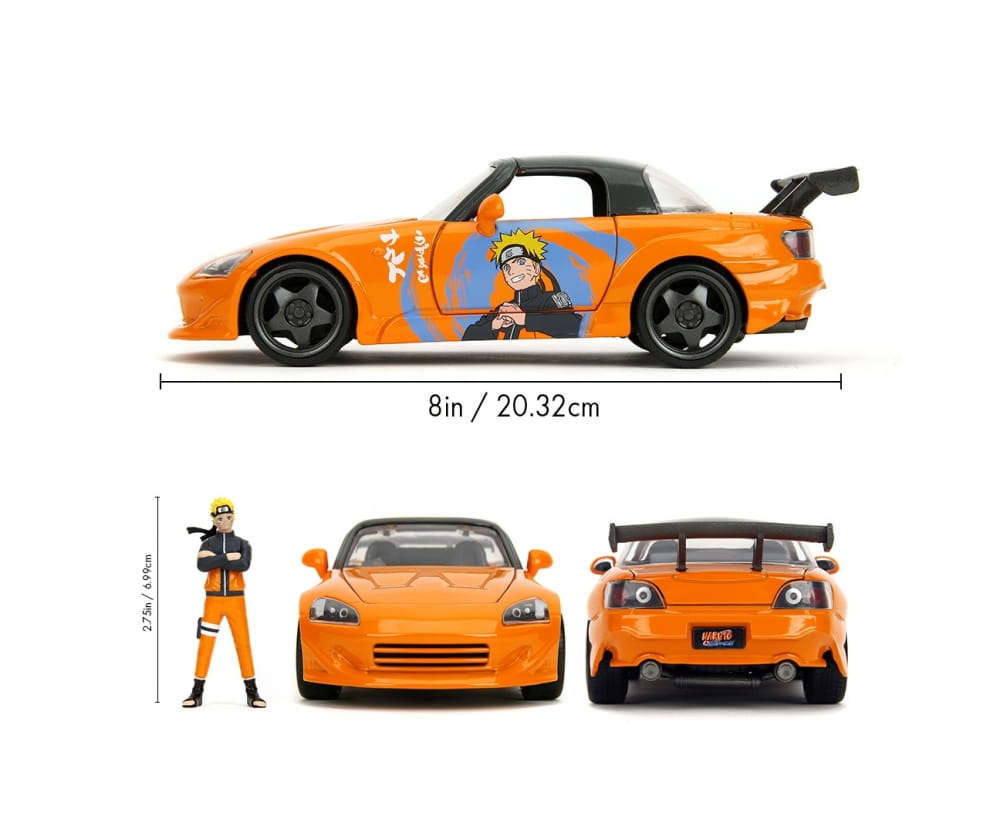 Jada Naruto 2001 Honda S2000 1:24 Modellauto