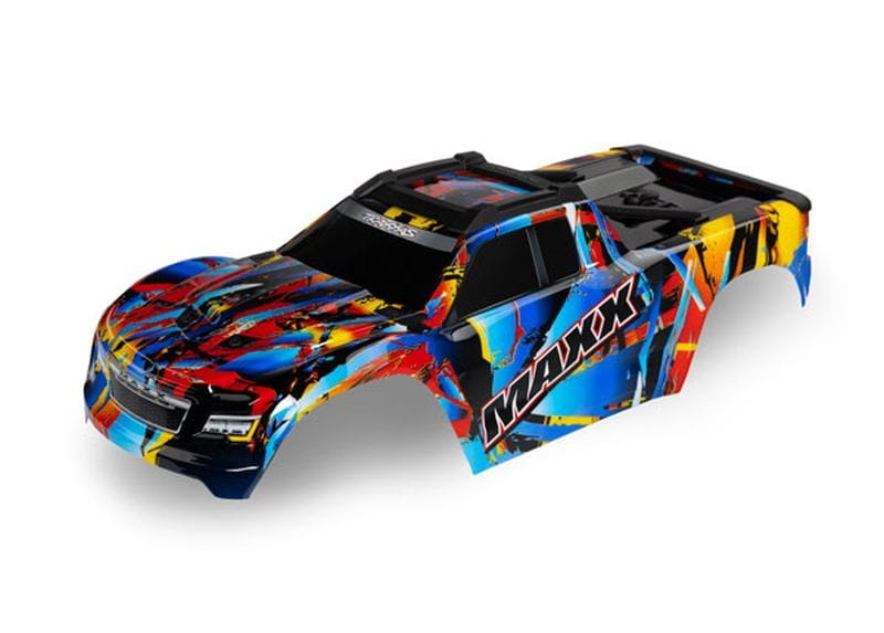 Traxxas Maxx Karosserie lackiert Rock n' Roll V2 1:10 Traxxas Maxx Karosserie lackiert Rock n' Roll V2 1:10