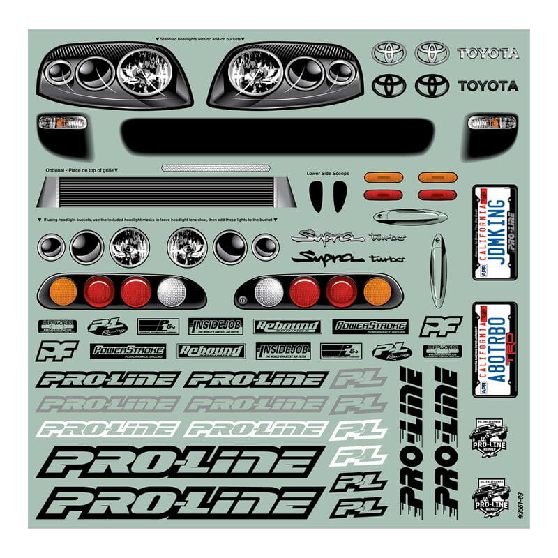 Proline 1995 Toyota Supra Clear Karosserie - RC-Zubehoer