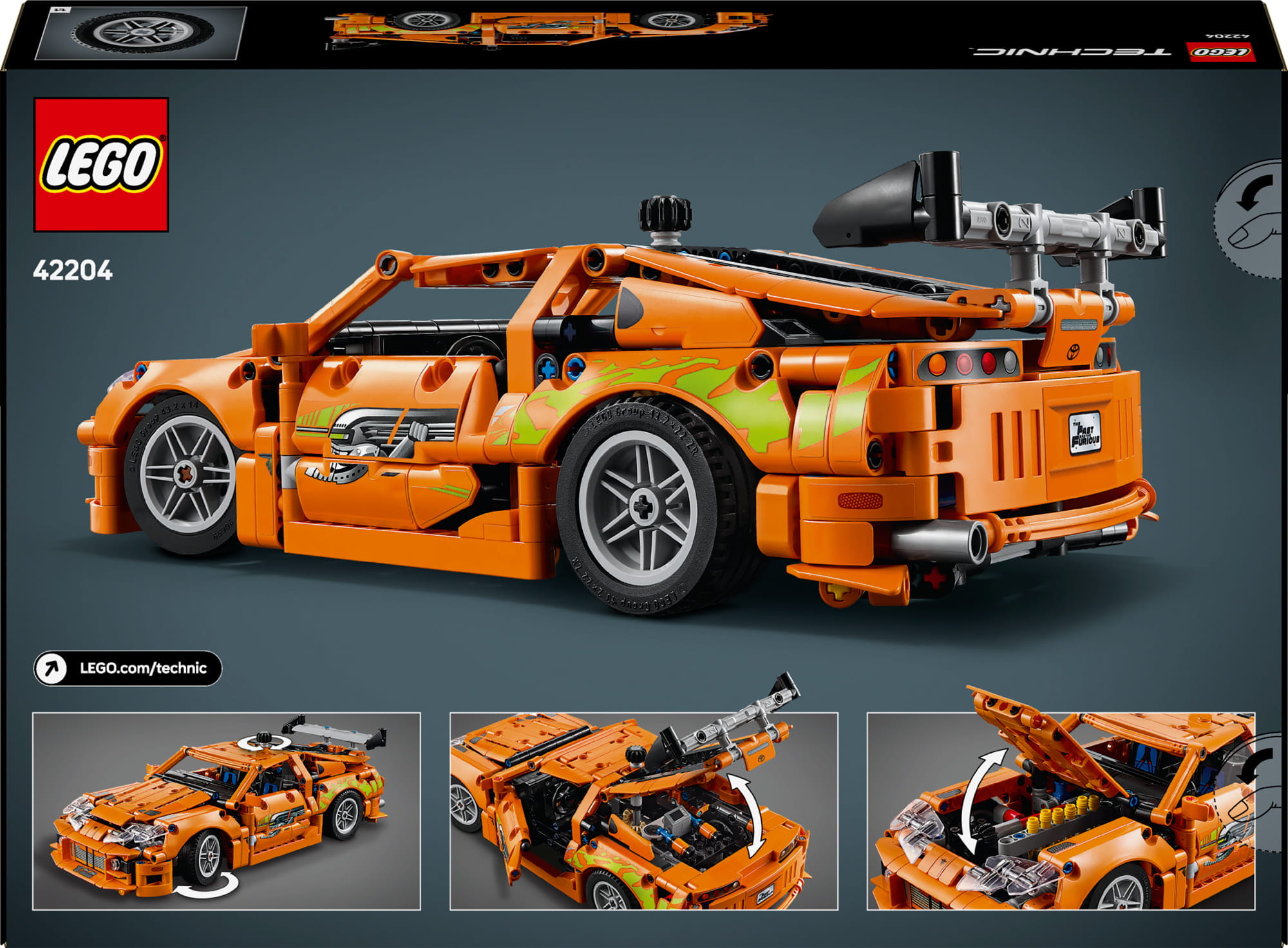 LEGO® Technic Fast and Furious Toyota Supra MK4 - Detailgetreues Modell