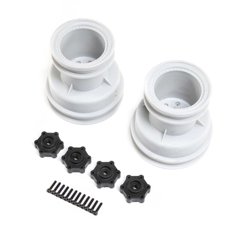 Losi MT Wheel_ Silver _2_ LMT - RC-Zubehoer