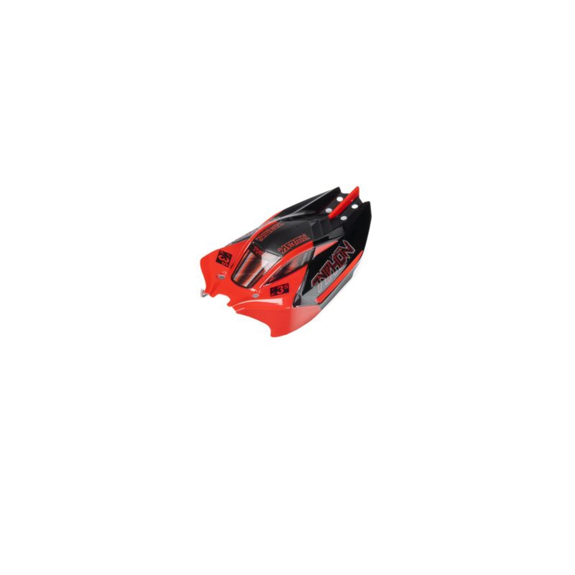Arrma Typhon Buggy 1_14 grom Karosserie Rot-Schwarz - RC-Zubehoer