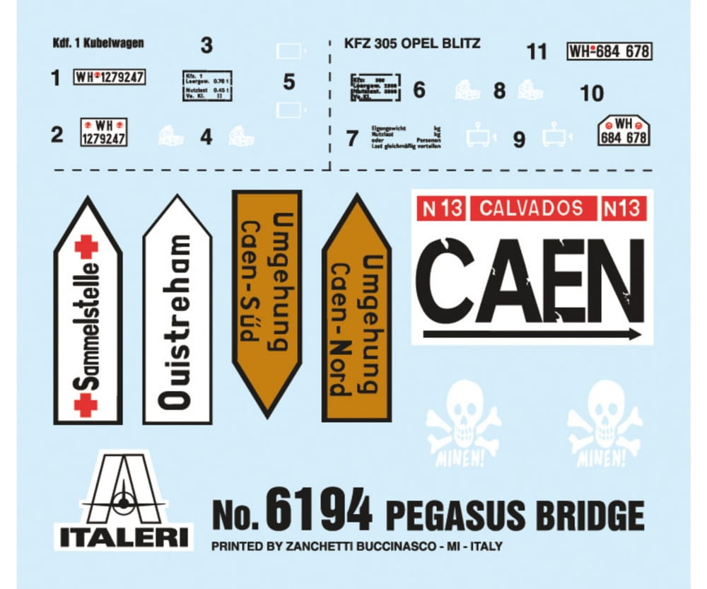 Italeri 1:72 Battle Set "Pegasus Bridge" Plastik Modellbau Bausatz Italeri 1:72 Battle Set "Pegasus Bridge" Plastik Modellbau Bausatz