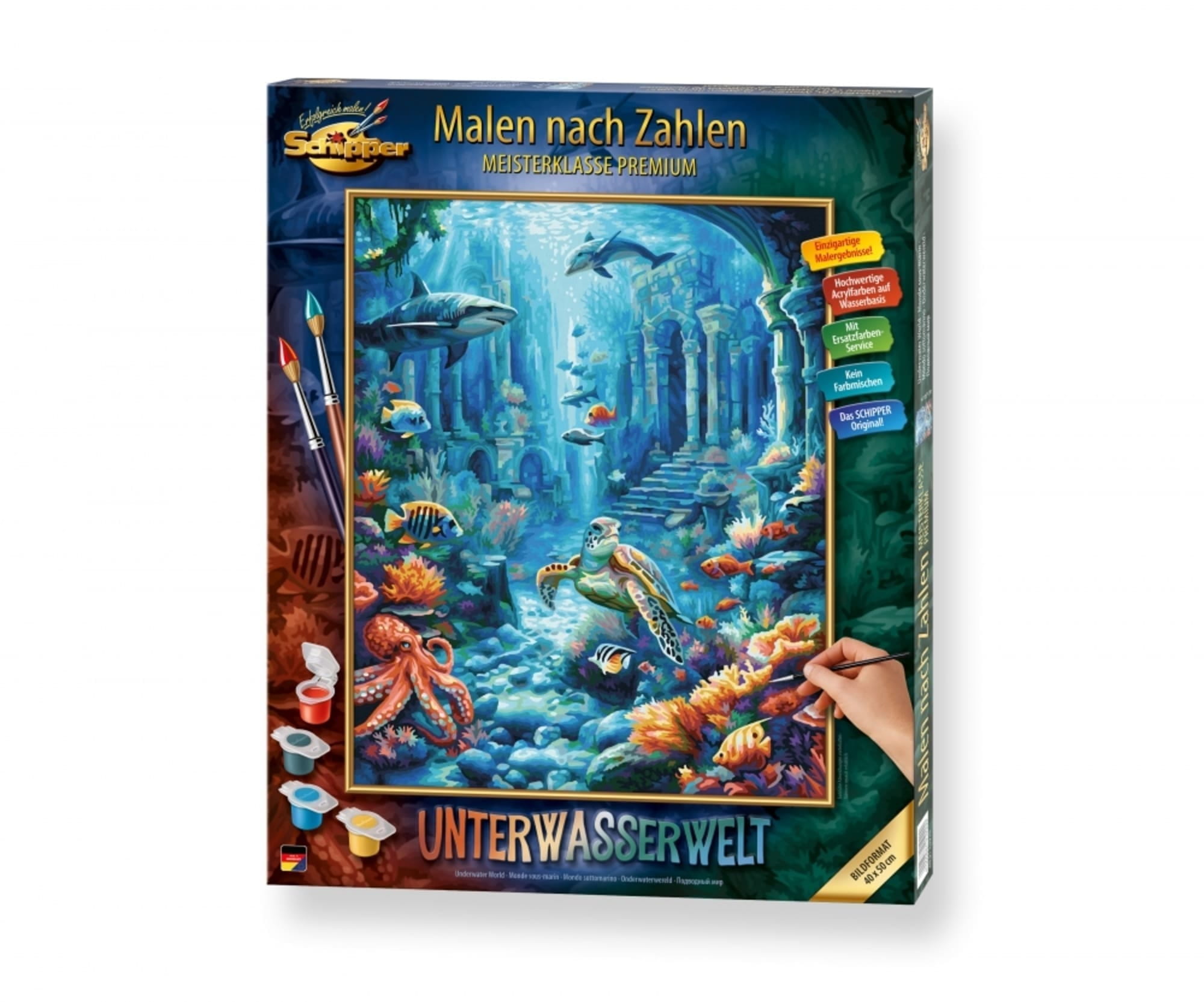 Schipper Malen nach Zahlen - Unterwasserwelt