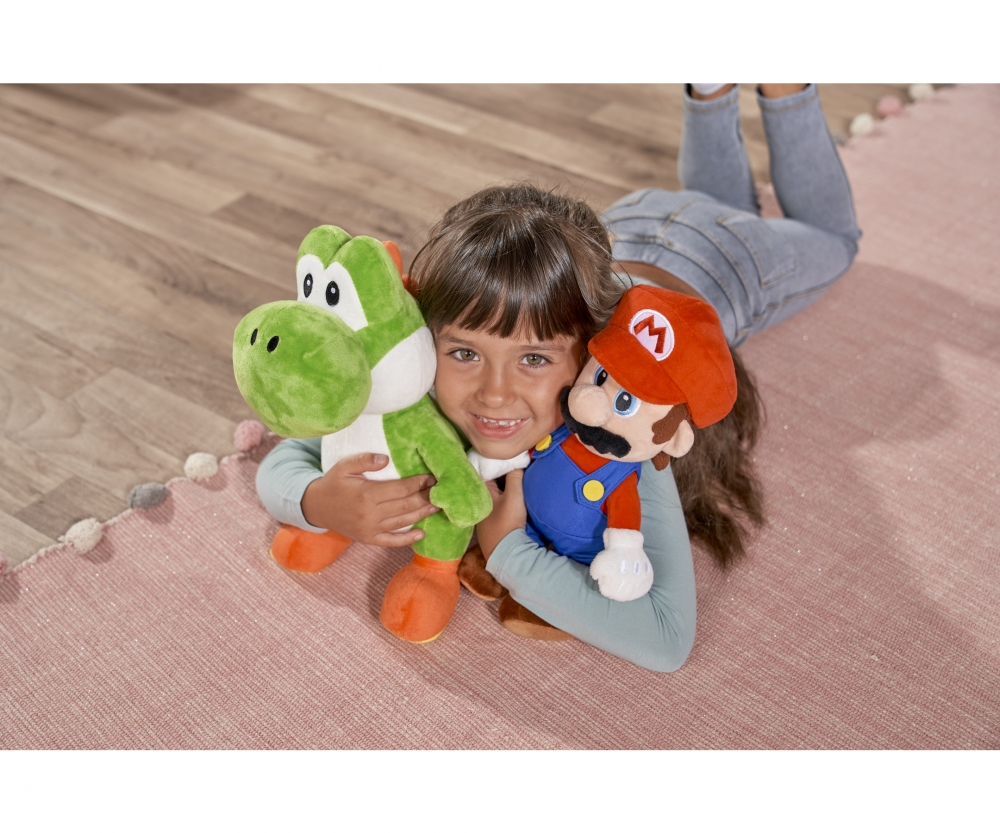 Simba Toys Super Mario Mario Plüsch Figur, 30cm