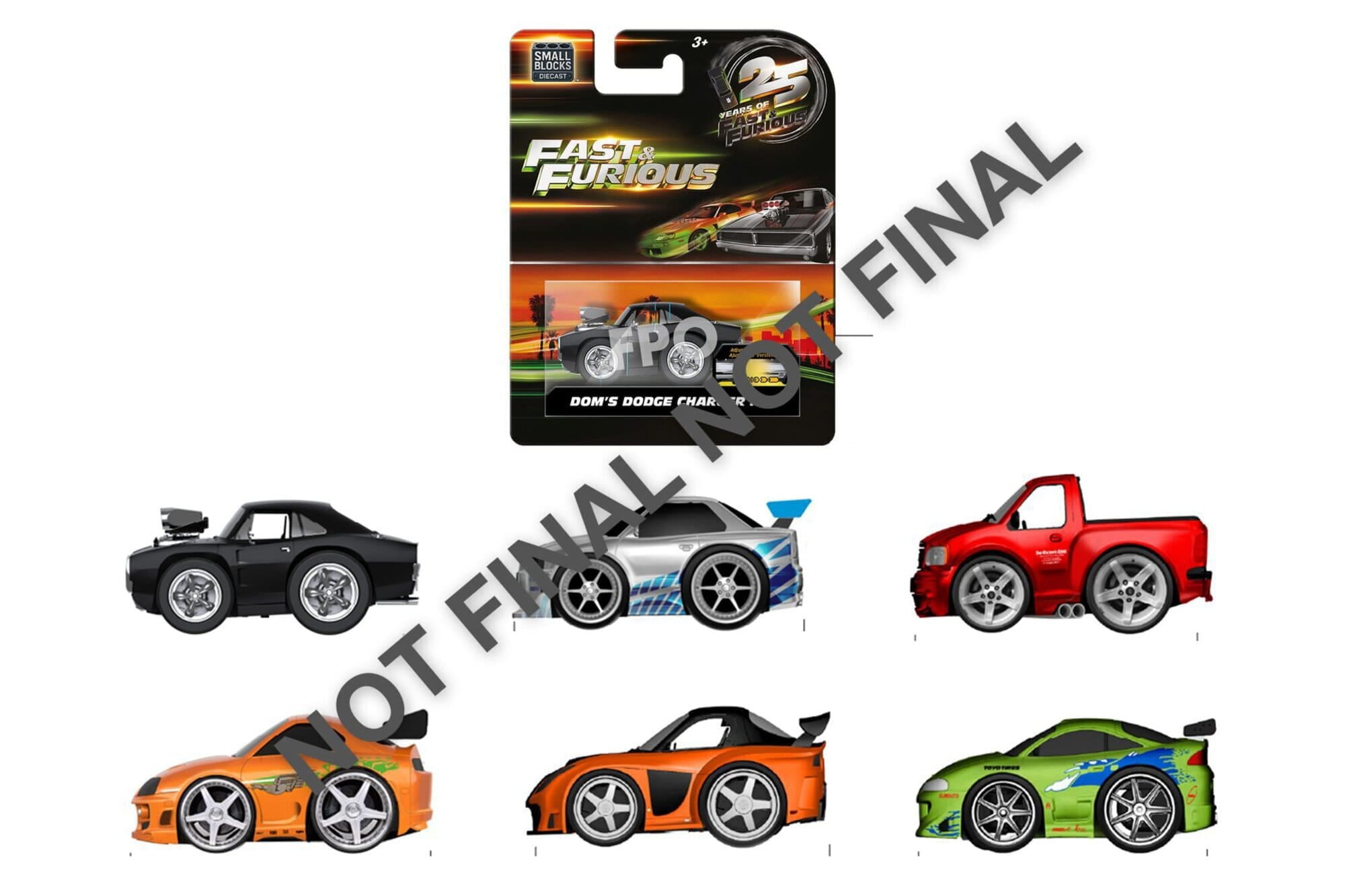 Jada Toys 1_43 Fast _ Furious Small Blocks Modellauto Sammler-Set
