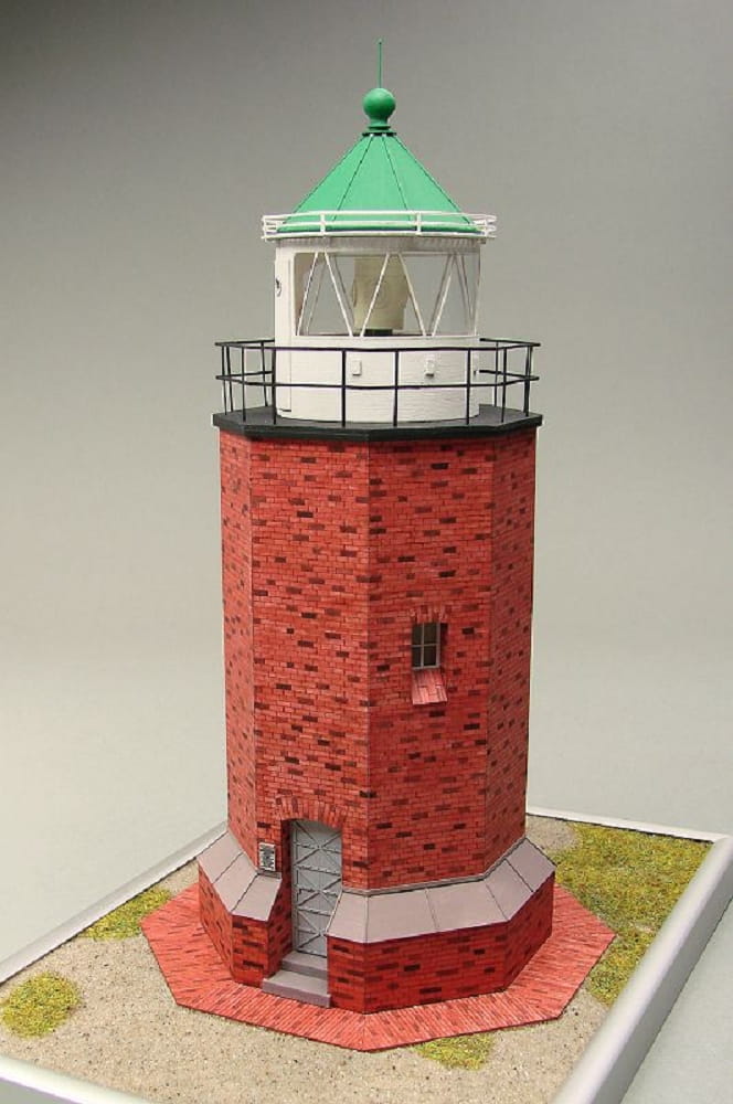 Shipyard Leuchtturm Rotes Kliff Lighthouse Germany 1913 1:72 Laser Kartonbausatz