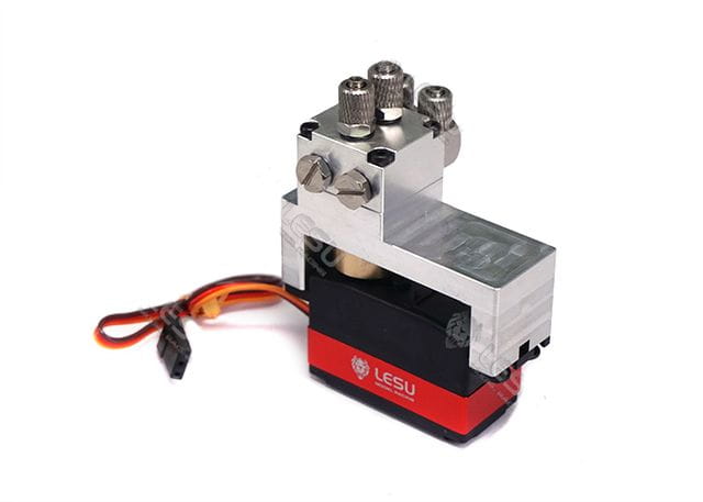 Lesu Hydraulik Steuerventil Alu 1-fach mit Servo - RC-Zubehoer