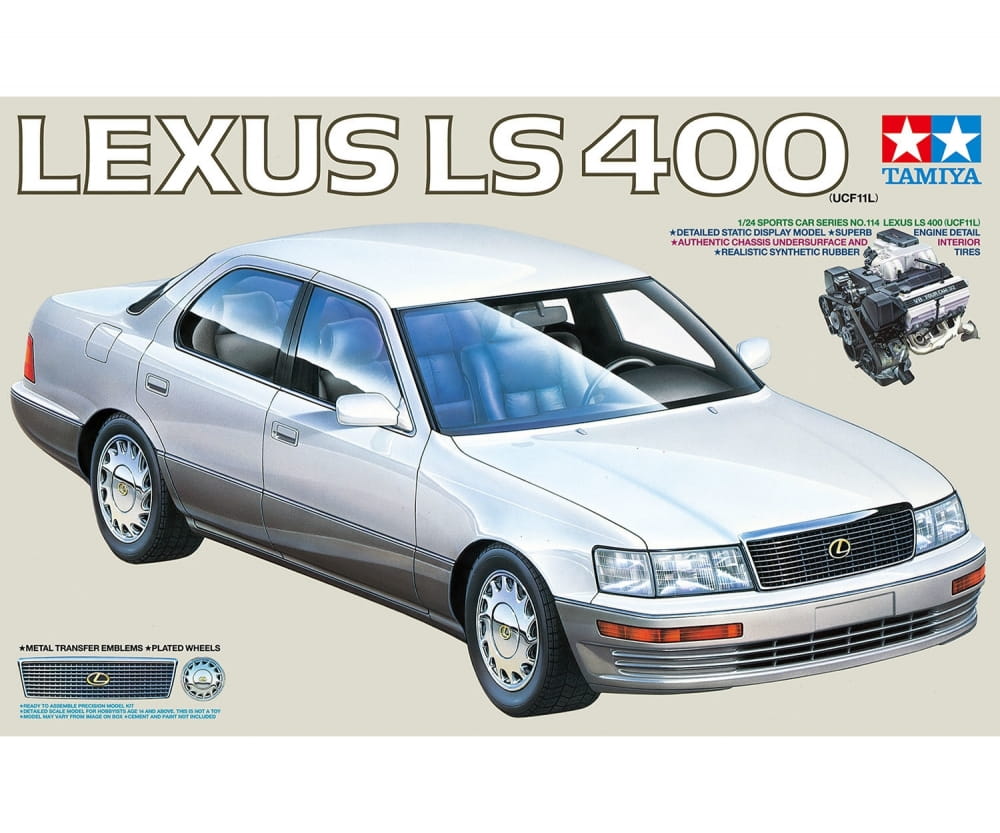 Tamiya 1:24 Lexus LS 400 (UCF11L) Plastik Auto Modellbausatz