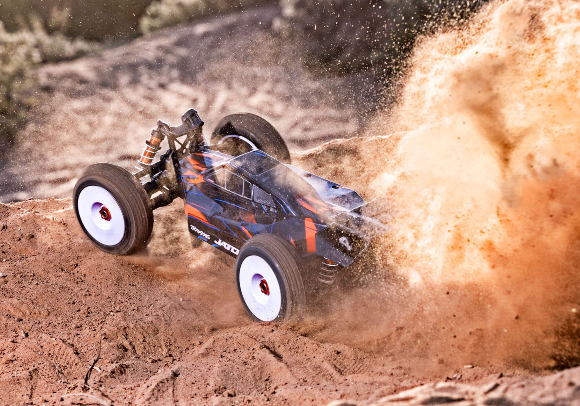 Traxxas JATO 4x4 VXL 1_8 Brushless Buggy in pink_ RTR mit HD-Teilen und Velineon Motor