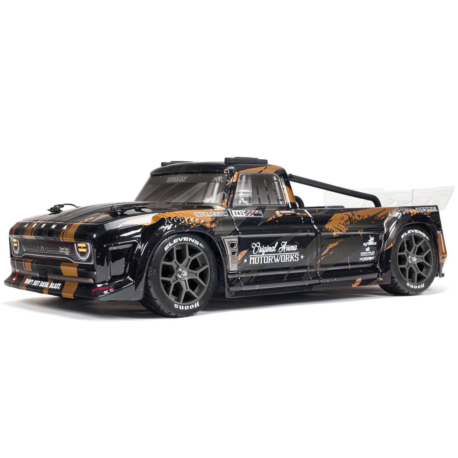 ARRMA INFRACTION 3S BLX Street Bash Resto-Mod Truck 1_8 in Gold