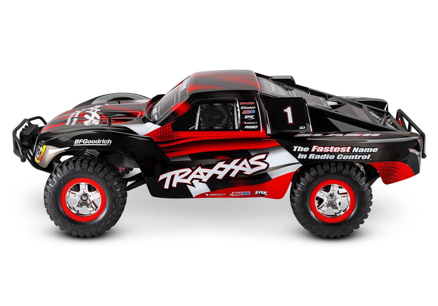 Traxxas RC Short Course Truck Slash rot RTR mit Akku +LED-Licht