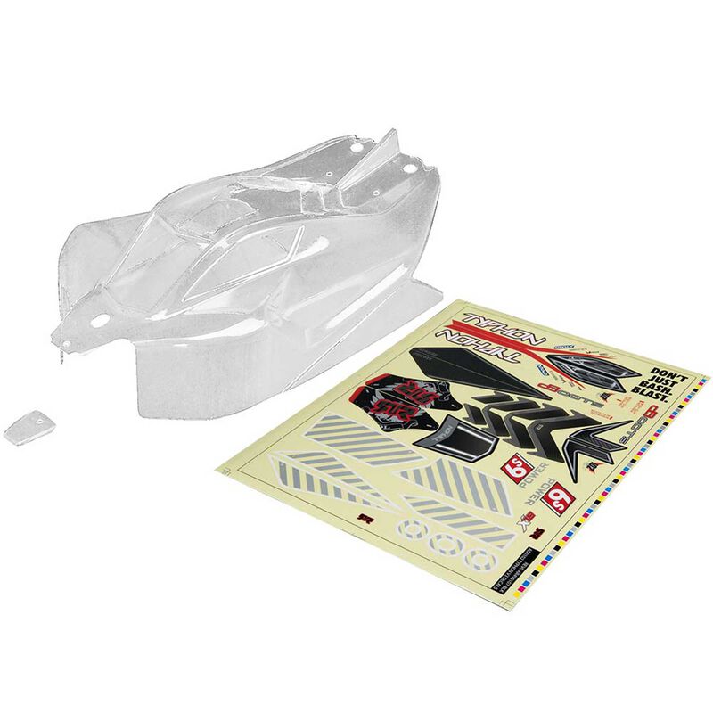 Arrma AR406106 Body Clear W_ Decals Typhon 6S BLX - RC-Zubehoer