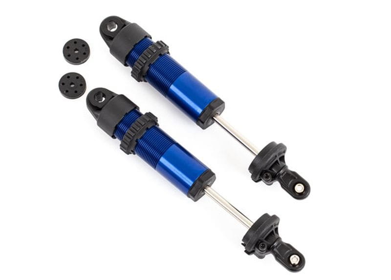 Traxxas Daempfer GT-Maxx® Alu lang blau eloxiert _komplett montiert o - RC-Zubehoer