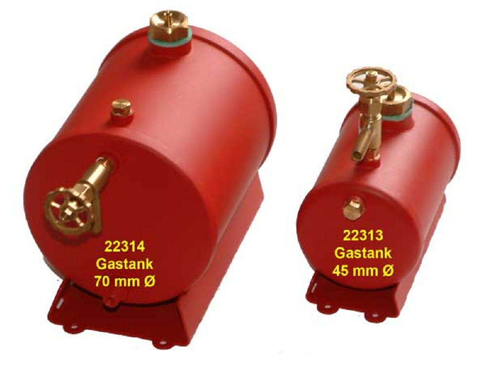 Krick Gastank mittel Ø 45mm - RC-Zubehoer