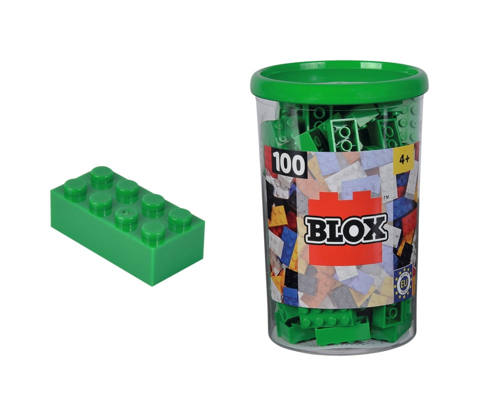 Androni Blox 100 Bausteine grüne 8er Steine in Dose