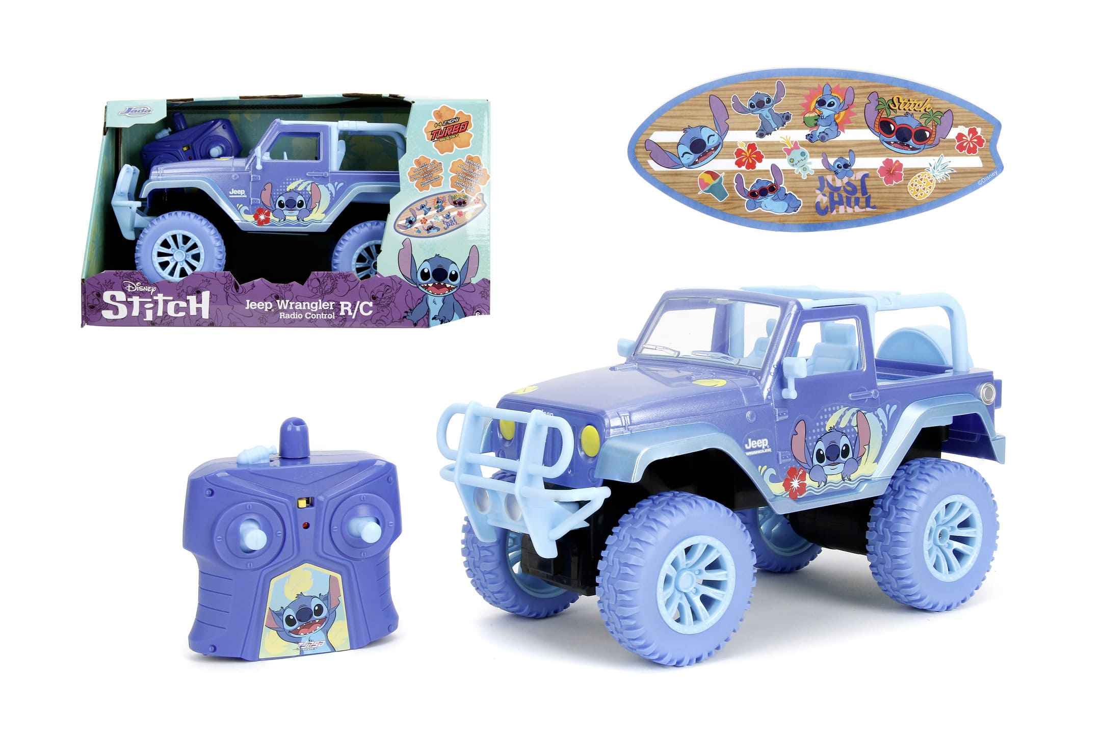 Stitch RC Jeep 1_16 von Jada Toys mit Fernbedienung