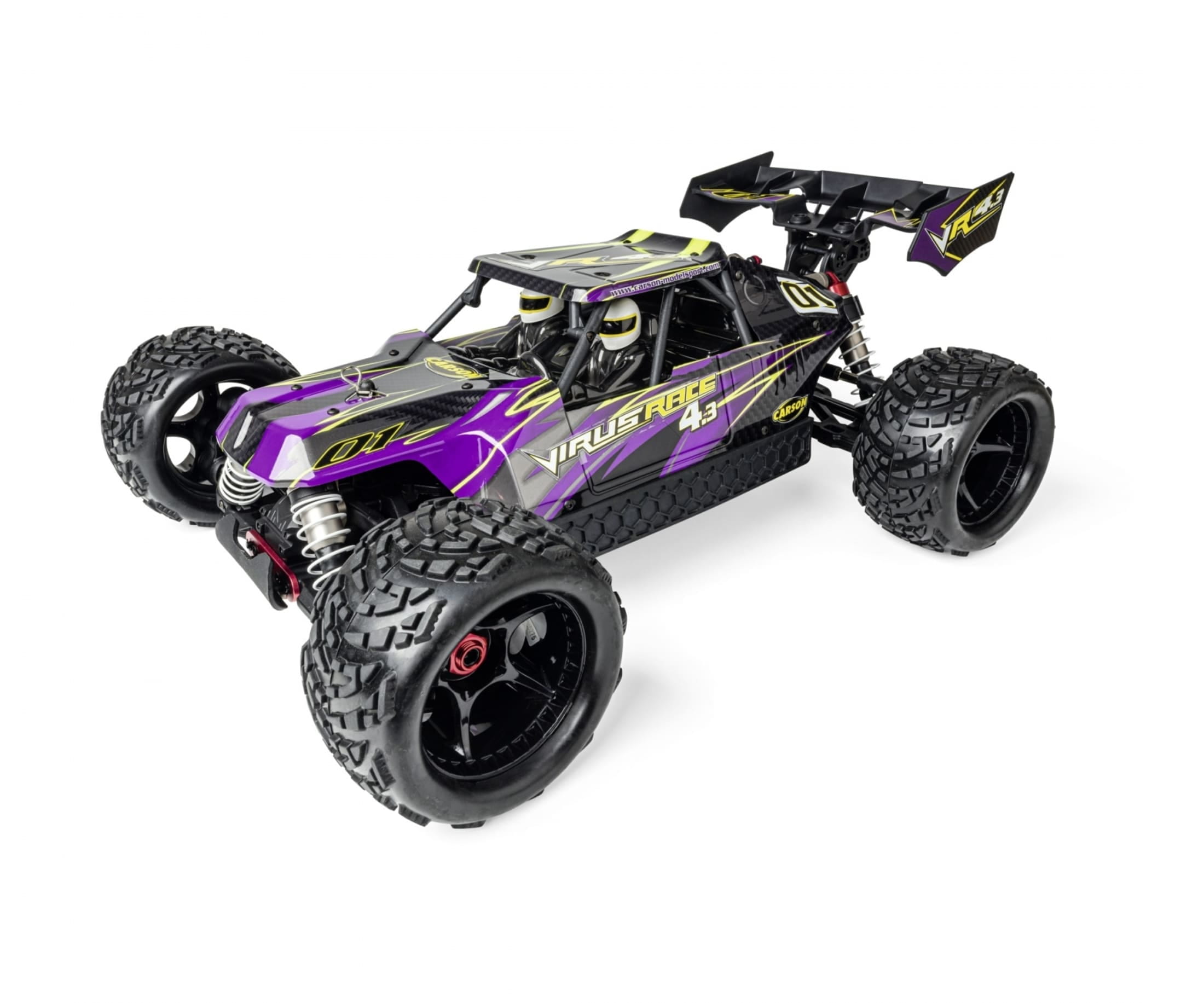 Carson Virus Race 4-3 4S Brushless Buggy 1-8 RTR-mit-2-akkus