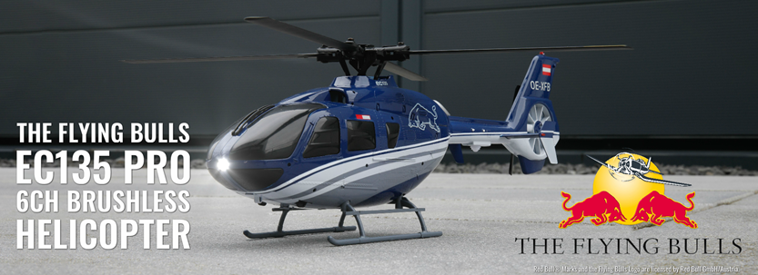 AMEWI The Flying Bulls EC135 RTF Hubschrauber the flying bulls hubschrauber rtf
