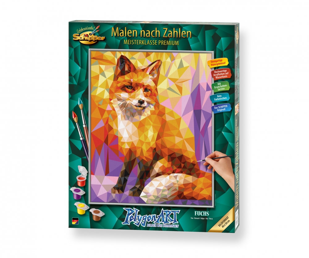 Schipper Malen nach Zahlen - Polygon Art Fuchs