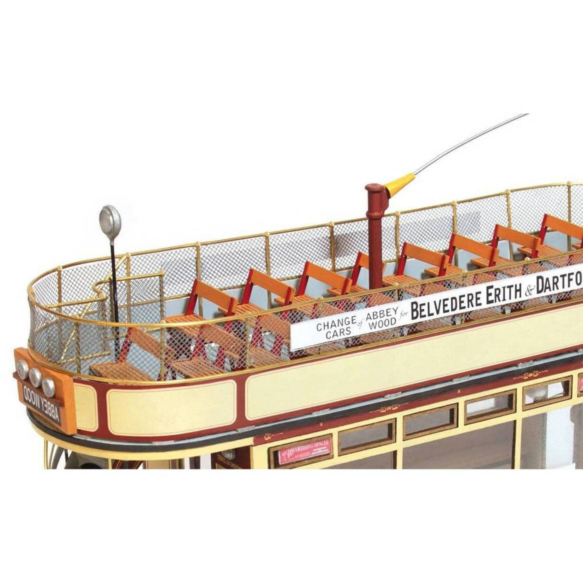 OcCre London Strassenbahn Standmodellbausatz 1_24 aus Holz_