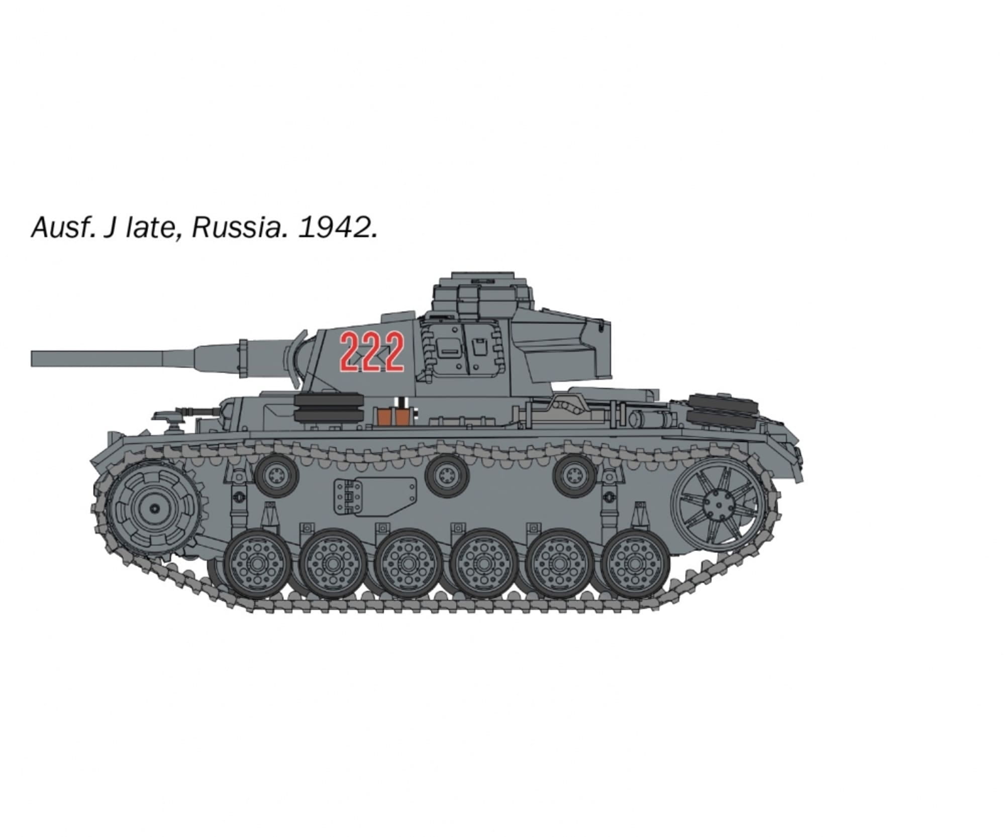 italeri 1 56 panzer kpfw iii ausf j l m n plastik modellbausatz Italeri 1_56 Panzer Kpfw_ III Ausf. J_L_M_N Plastik Modellbausatz - RC-Zubehoer