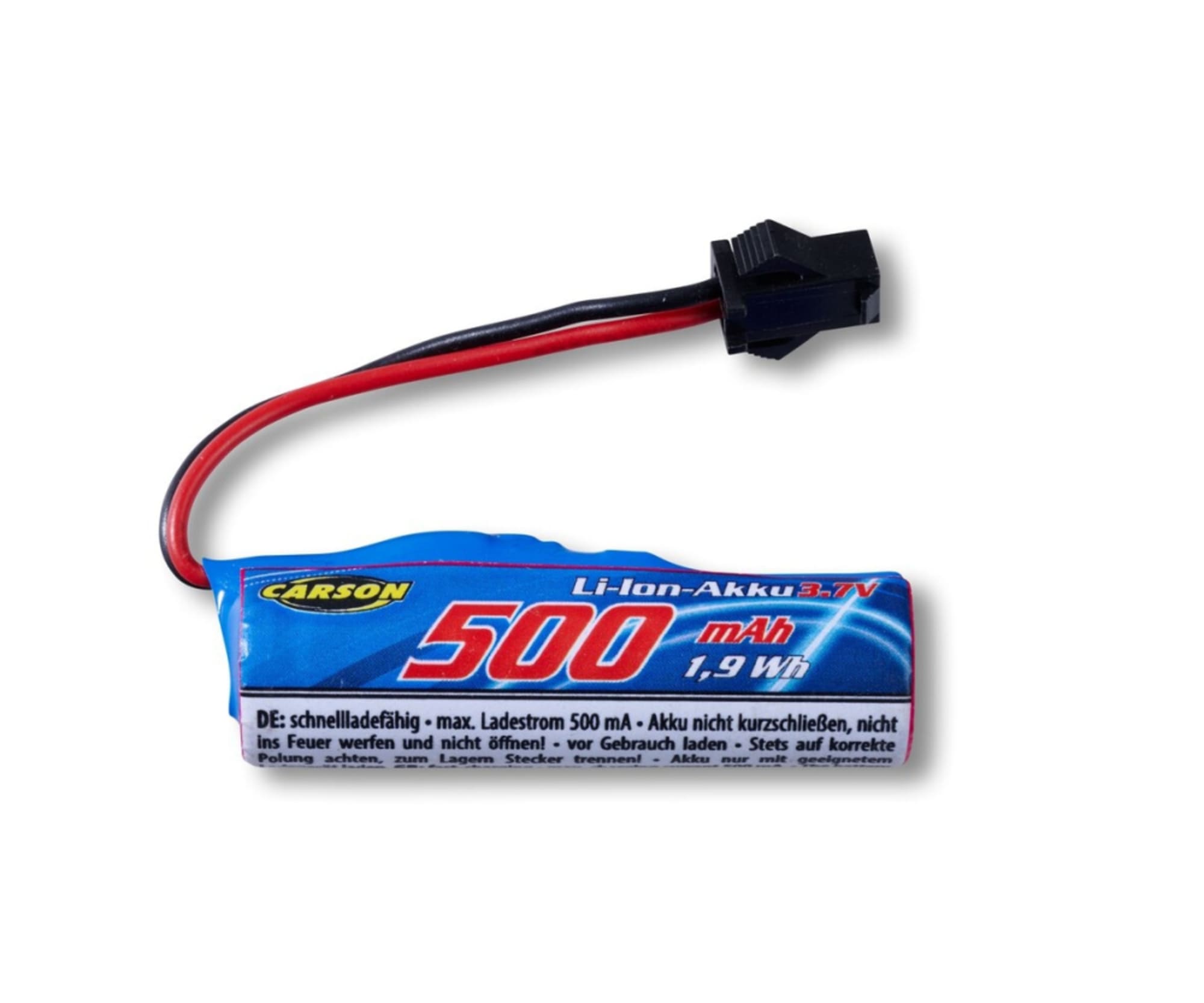 Carson 3_7V_500mAh Liion Akku
