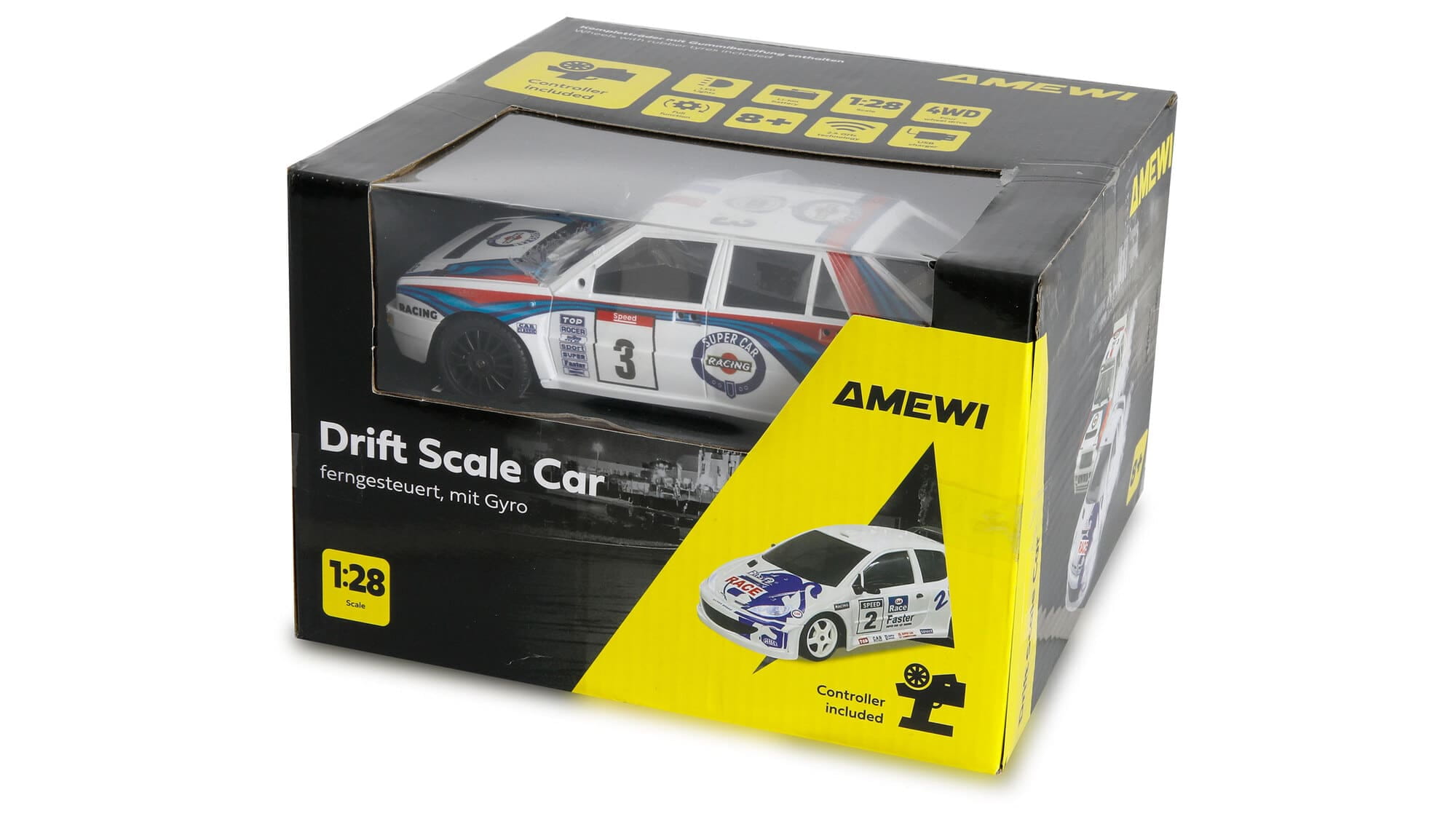 Amewi LR28 Drift Scale Car 1_28 RTR weiss