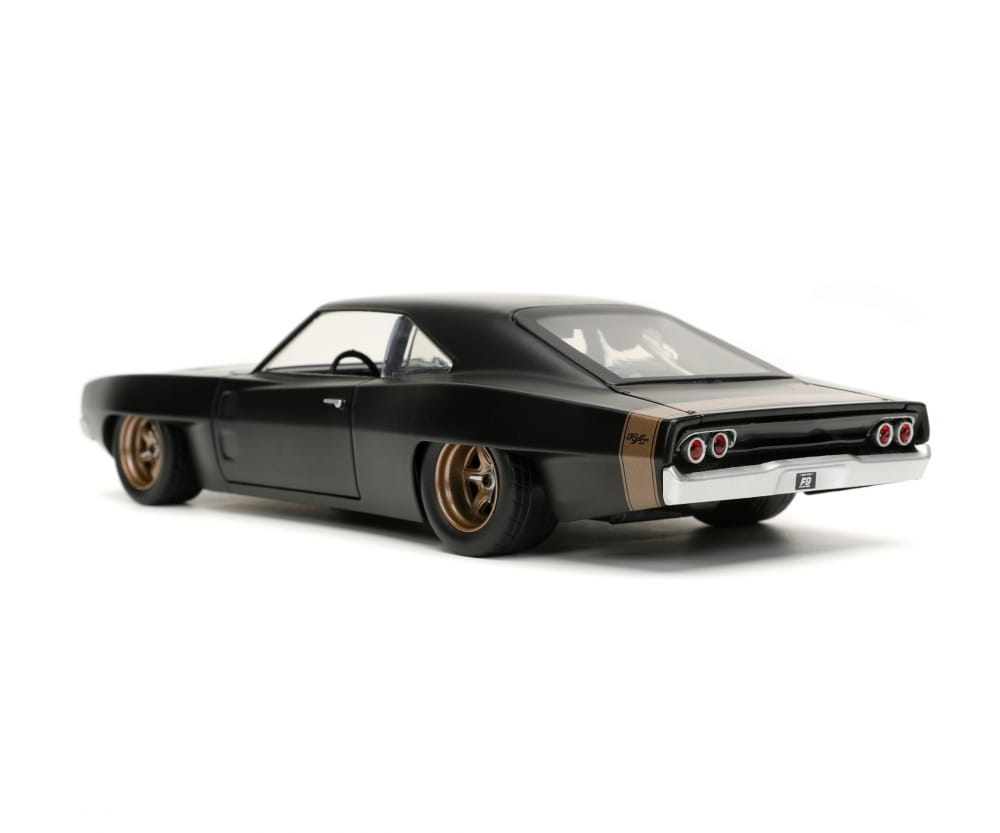 Jada Toys Fast _ Furious 1968 Dodge Charger Widebody Modellauto 1_24 schwarz_