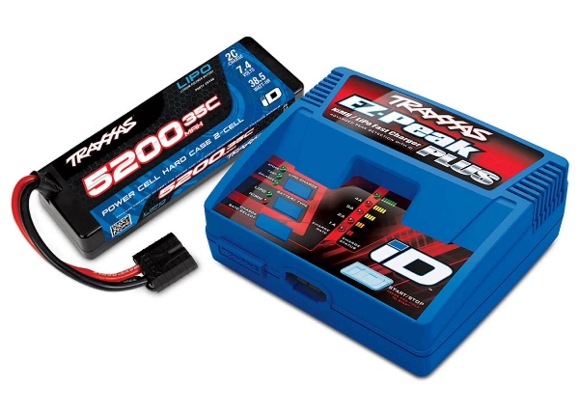 Traxxas Ladegeraet EZ-Peak Plus 4A mit LiPo Akku 5200mAh Set