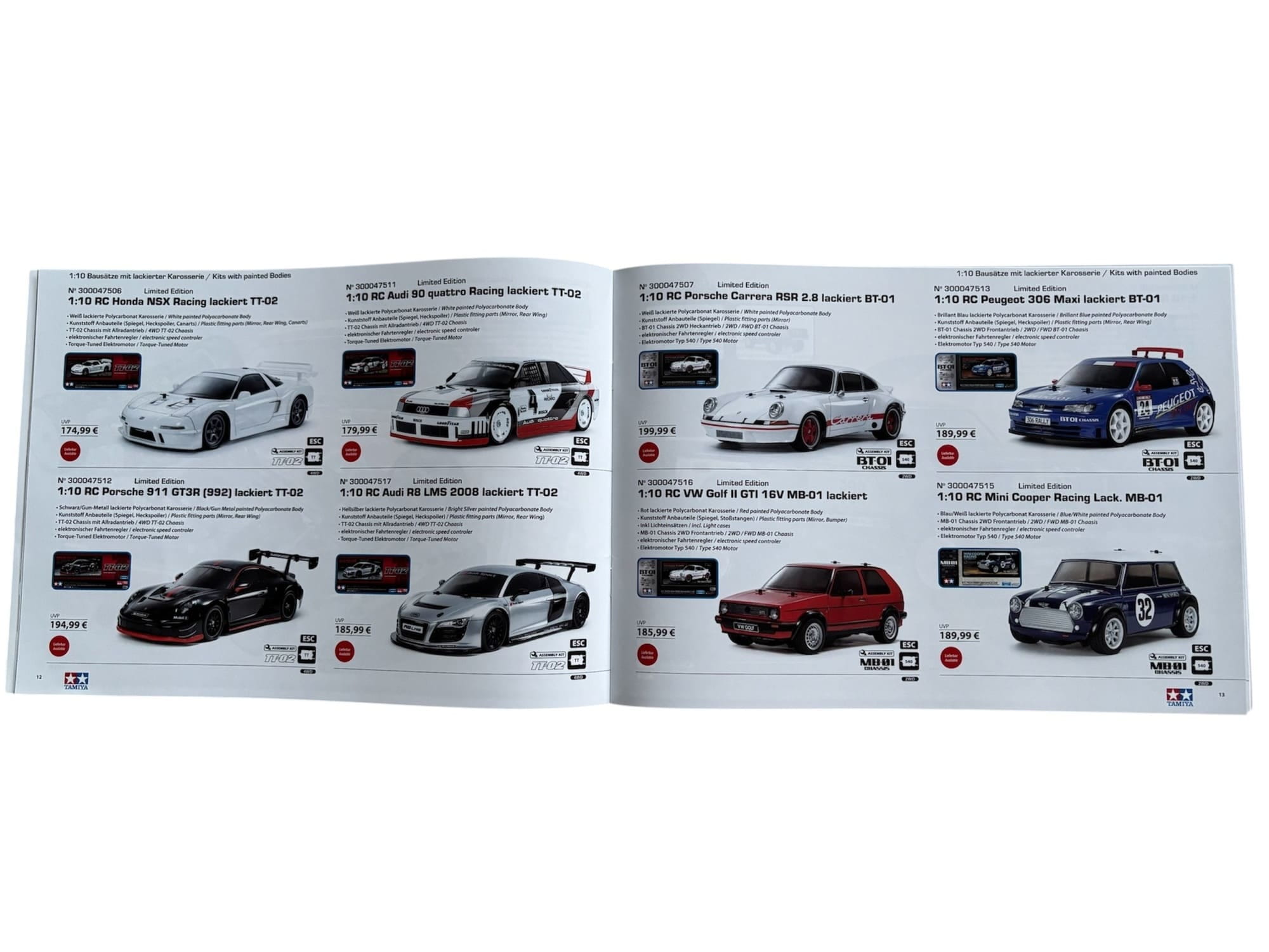 Tamiya Toy Fair News 2026 Katalog RC und Plastikmodellbau