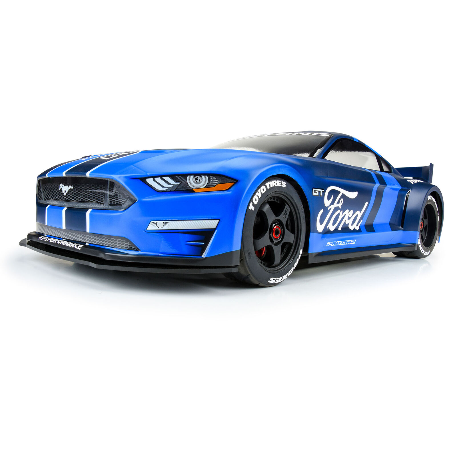 Protoform 1_7 2021 Ford Mustang GT Clear Karosserie fuer ARRMA Felony - RC-Zubehoer