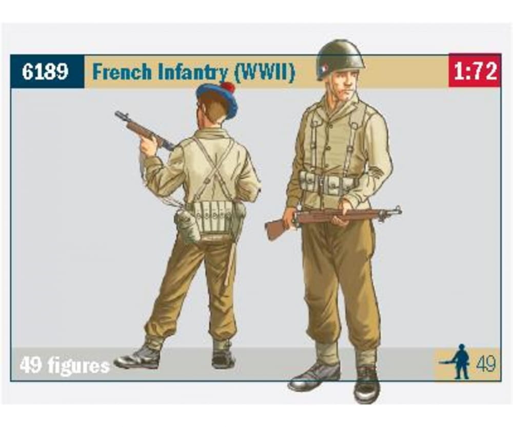 Italeri 1:72 French Infantry (WW II)