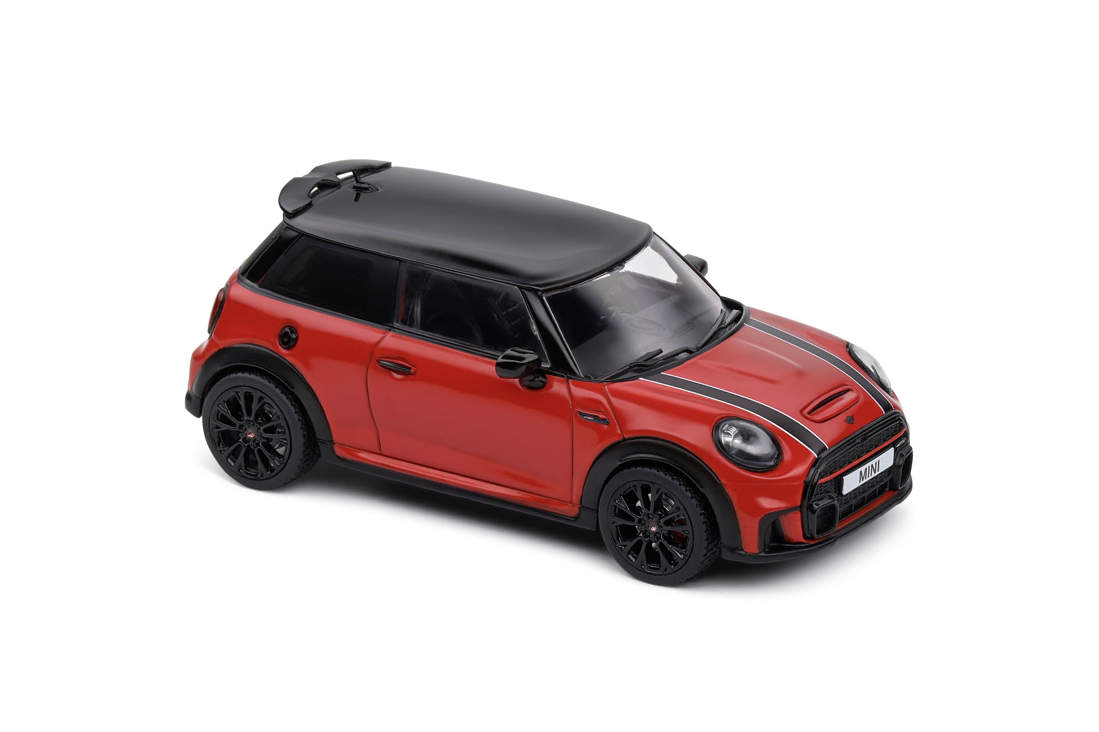 Solido 1_43 Mini Cooper John Works 2023 Modellauto rot - Detailreich und hochwertig