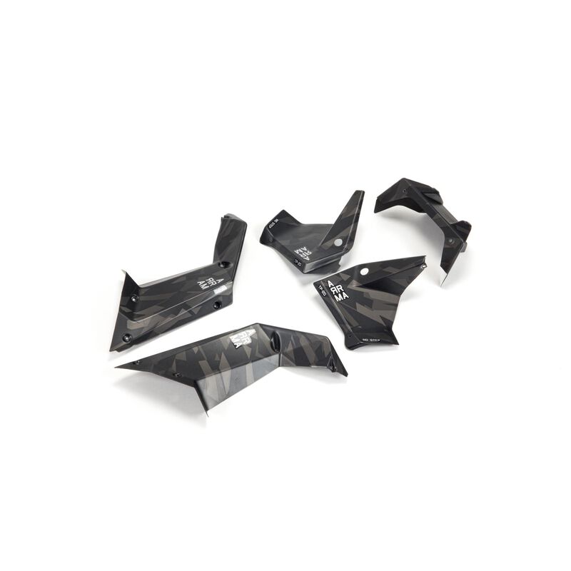 Arrma FIRETEAM Guard Set Painted Black Camo - RC-Zubehoer