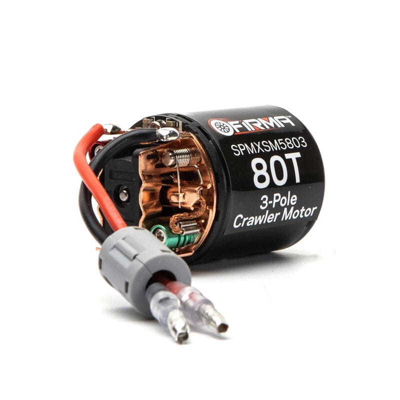 Spektrum Firma 80T Rebuildable 3 Pole Brushed Crawler Motor