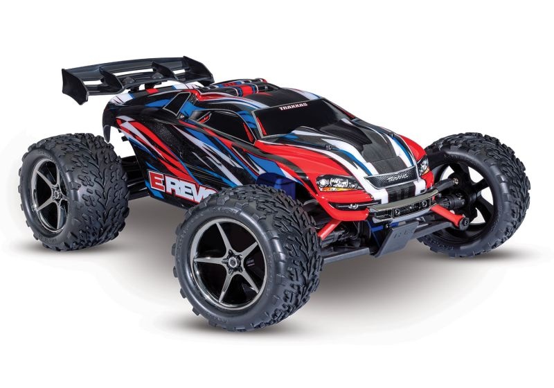 Traxxas RC E-Revo Monster Truck RTR 1-16 rot-blau