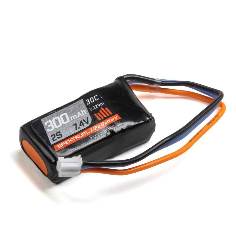 Spektrum Lipo Akku 300mAh 2S 7.4V 30C PH Connector Spektrum Lipo Akku 300mAh 2S 7.4V 30C PH Connector