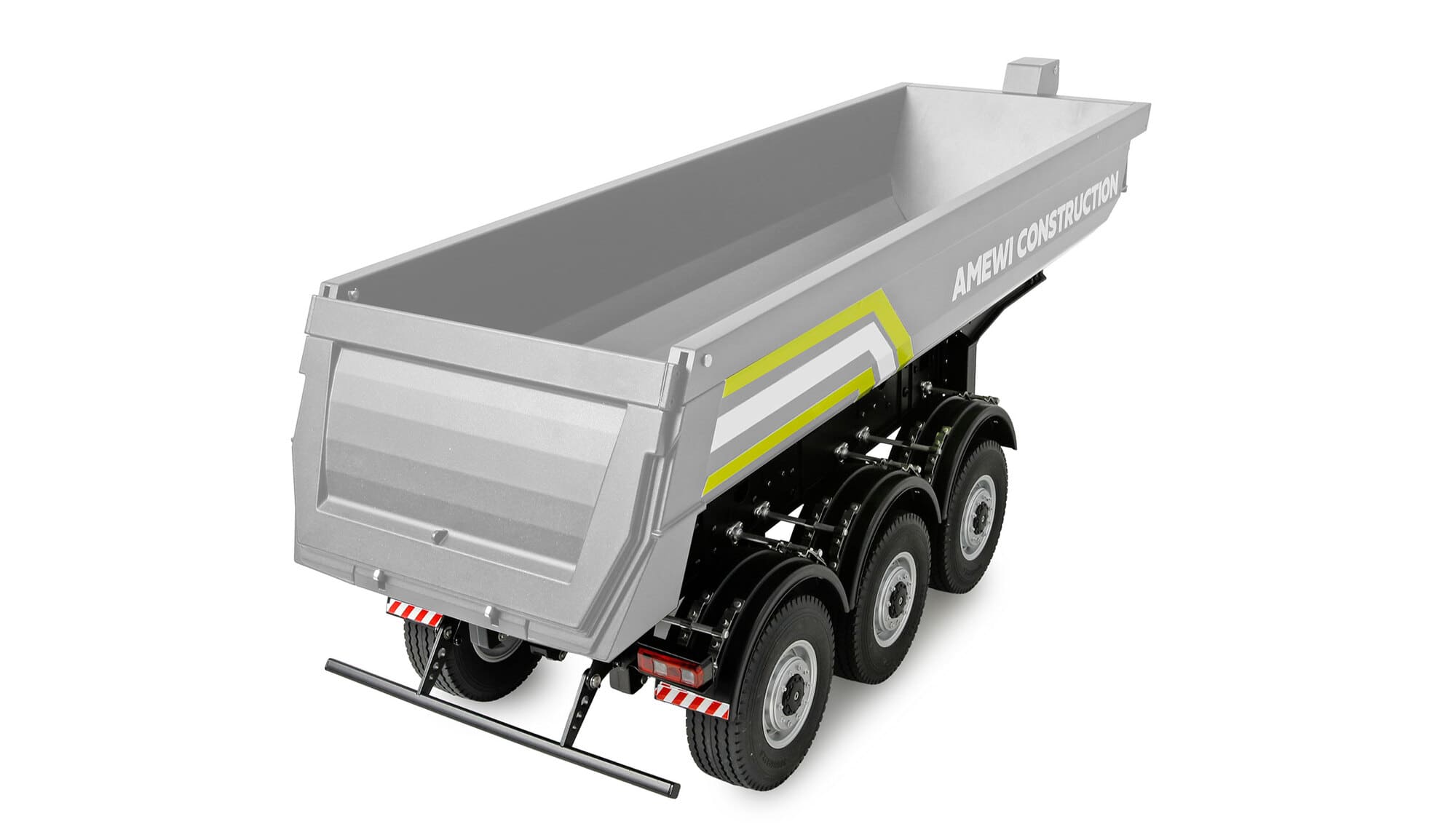 Amewi RC Dreiachs Sattelauflieger mit Kippmulde aus Metall 1_14