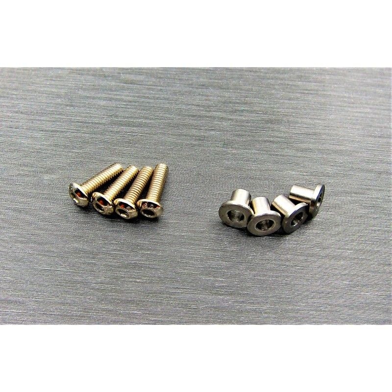 SAMIX Edelstahl Stahl Huelsen Set fuer Axial SCX10-2 - RC-Zubehoer