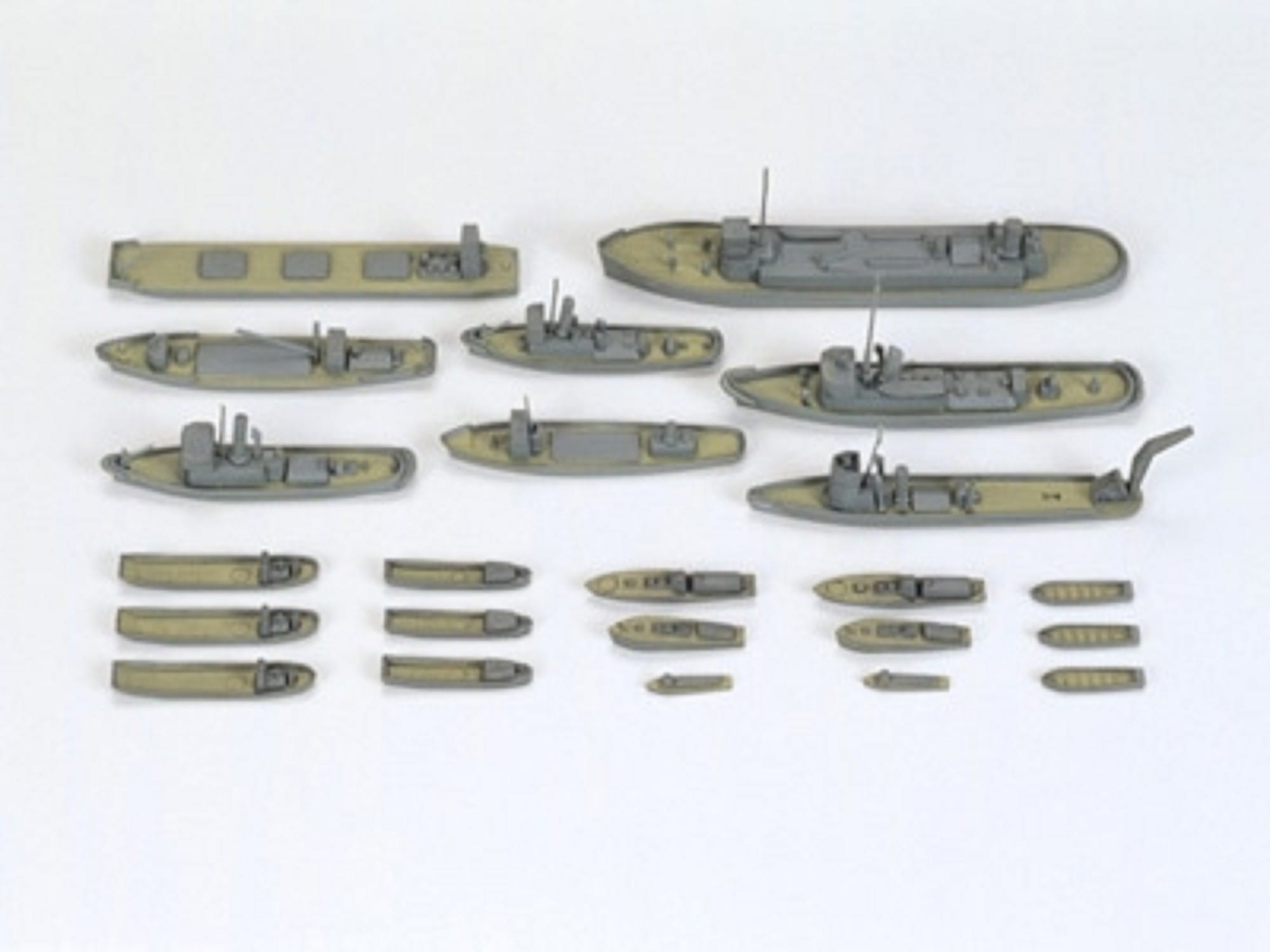 Tamiya WL Dioramen Set Schiffe & Boote (23) 1:700 Plastik Modellbau Militär Bausatz