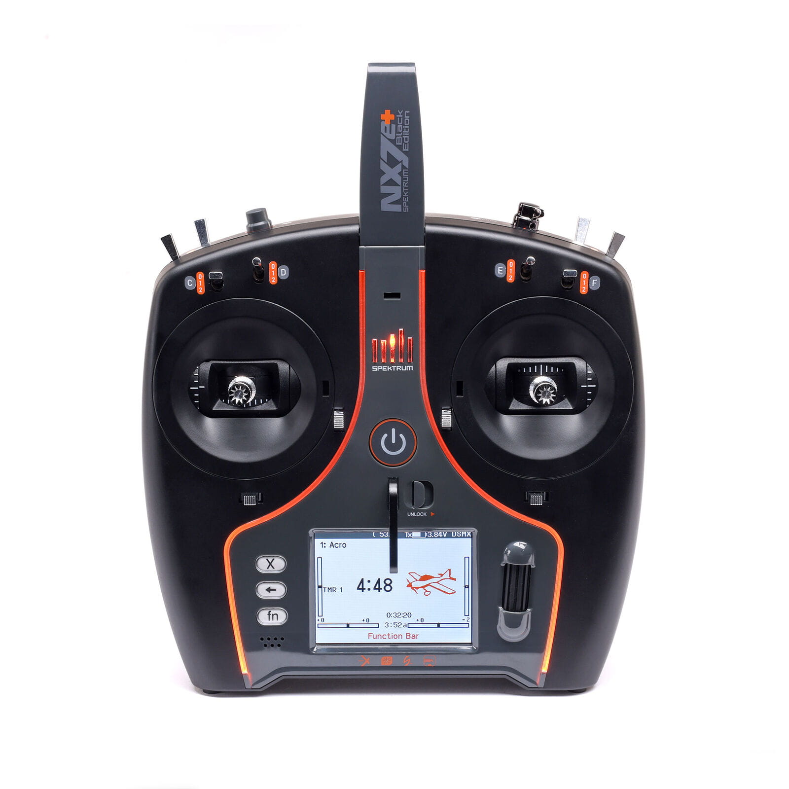 Spektrum NX7e Plus 14 Kanal DSMX Fernsteuerung Black Edition
