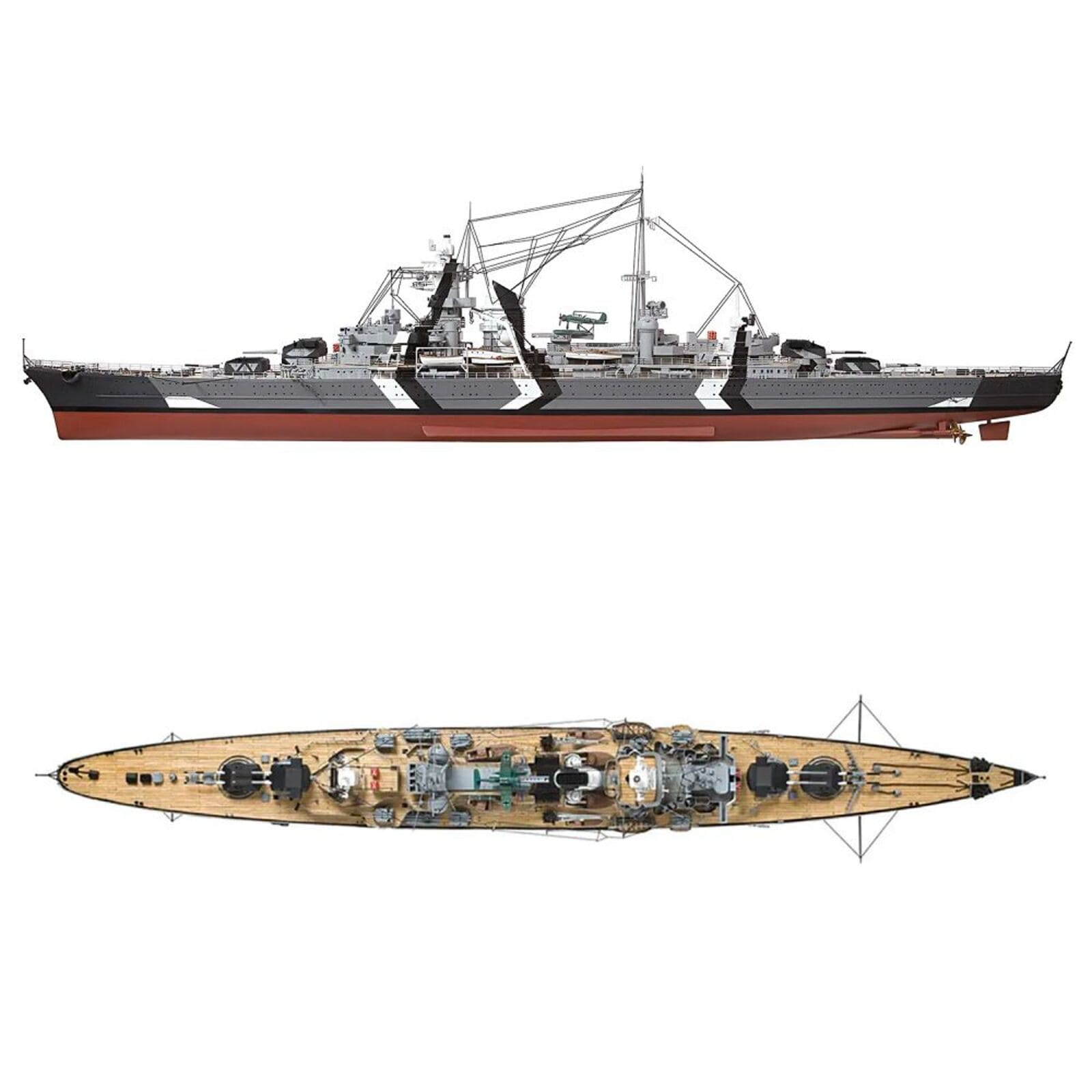Prinz Eugen Schlachtschiff Standmodellbausatz 1_200 - Modellzubehoer