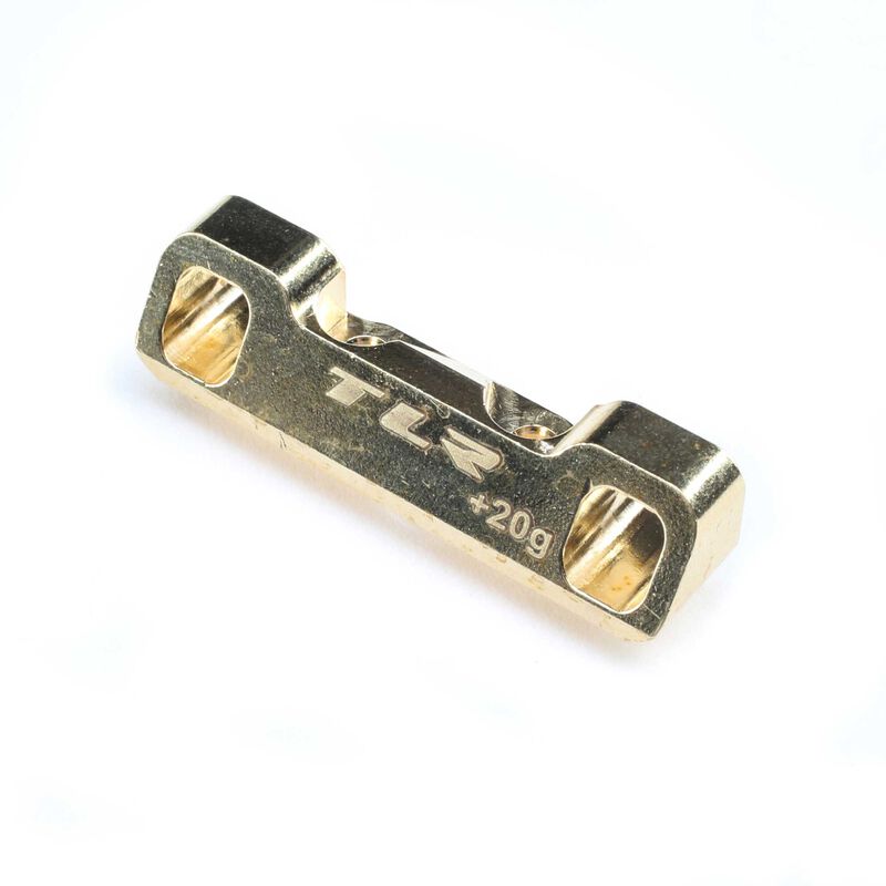 Losi C Pivot Block_ Brass_ 22 5.0 - RC-Zubehoer