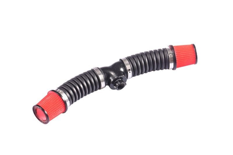 GPM V8 Ls3 Motor Doppel-Luftfilter schwarz fuer Traxxas TRX4 Defender - RC-Zubehoer