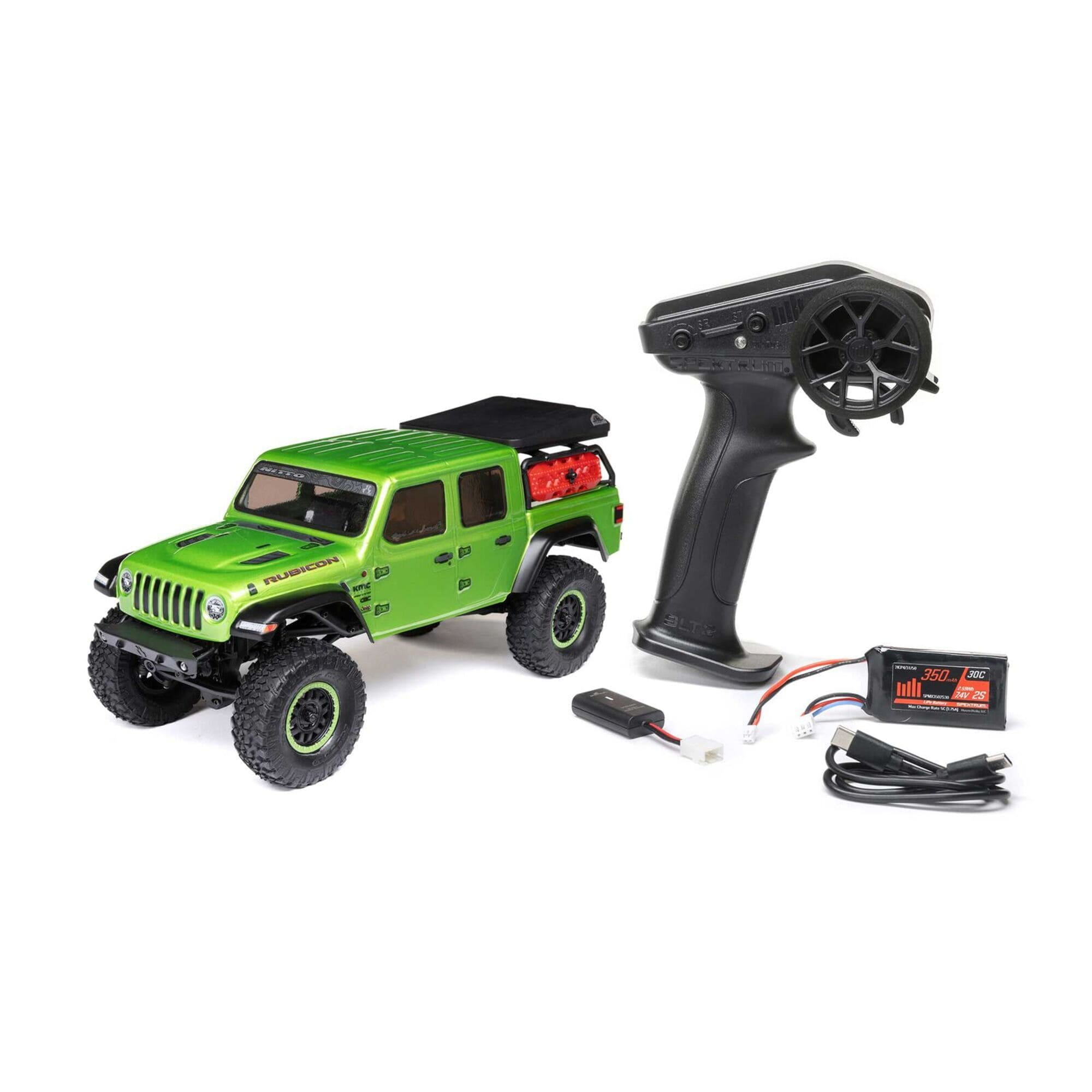 axial scx24 jeep jt gladiator 4x4 rtr rock crawler gruen Axial SCX24 Jeep JT Gladiator 4X4 RTR Rock Crawler in gruen_ ideal fuer Offroad-Abenteuer
