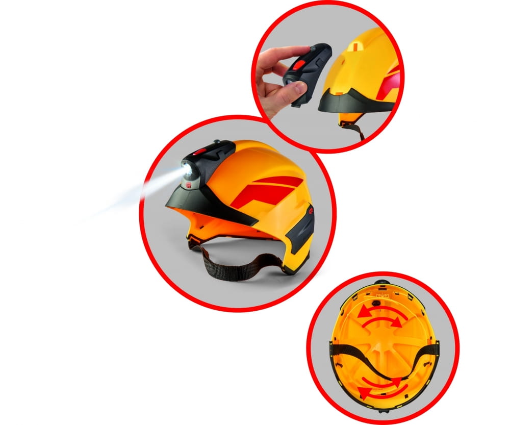 Simba Feuerwehr Helm Rosenbauer mit Licht - RC-Zubehoer